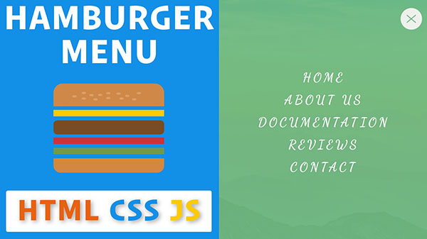 hamburger menu